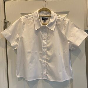 J.Crew White Regenerative Cotton Shirt NWT